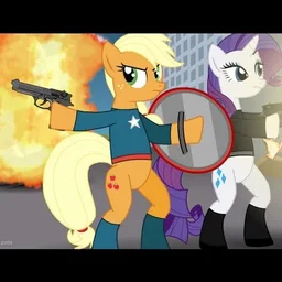 Apple Jack and rarity (avengers style)'s avatar